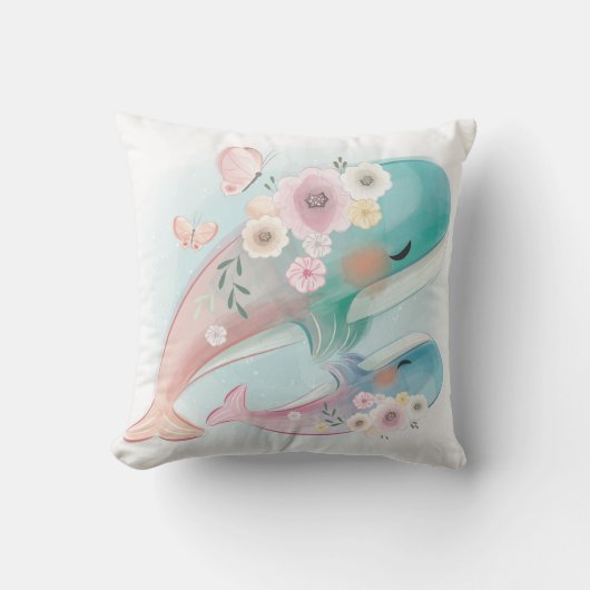 かわいいクジラ クッション (正面)