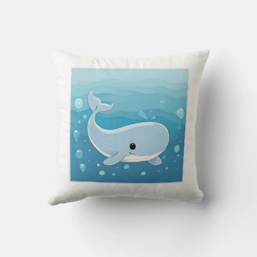 かわいいクジラ クッション (裏面)