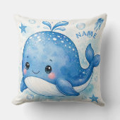 かわいいクジラ クッション (正面)
