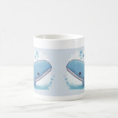 かわいいクジラ コーヒーマグカップ (中央)