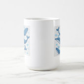 かわいいクジラ コーヒーマグカップ (中央)