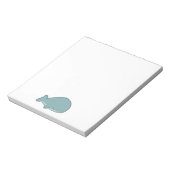 かわいいクジラ ノートパッド (回転)