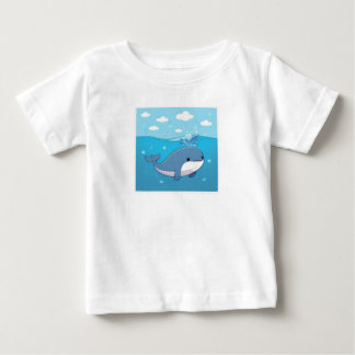 かわいいクジラ！ ベビーTシャツ