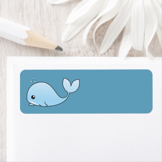 かわいいクジラ ラベル (インサイチュ)