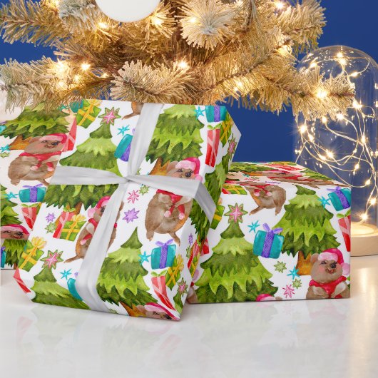かわいいクッカクリスマス ラッピングペーパー (クリスマス)