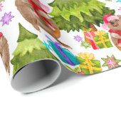 かわいいクッカクリスマス ラッピングペーパー (ロールコーナー)