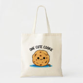 かわいいクッキーおもしろいフードパン トートバッグ (正面)