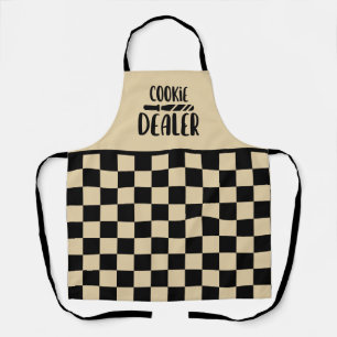 かわいいクッキーのディーラーのベーカリーのワードアート エプロン