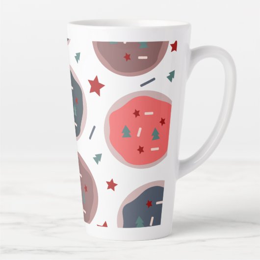 かわいいクッキースプリンクルベーカリースウィートジャイアントコーヒーM カフェラテマグ (右)