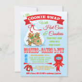 かわいいクッキー交換スワップ招待状 招待状 (正面)