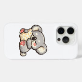 かわいいクッションと一緒に眠るコアラ Case-Mate iPhoneケース (裏面 (横))