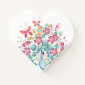 かわいいクパーソナライズされたジャクフローラ ノートブック (裏面)