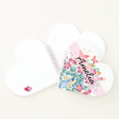 かわいいクパーソナライズされたジャクフローラ ノートブック (内部)