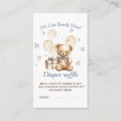 かわいいクマおむつラッフルエンクロージャカード エンクロージャーカード (正面)