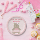 かわいいクマかわいい赤ちゃんエレガントシャワー ペーパープレート (パーティー)