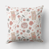 かわいいクマがハートを持っている -- パステル調の保育園 (13) クッション (裏面)