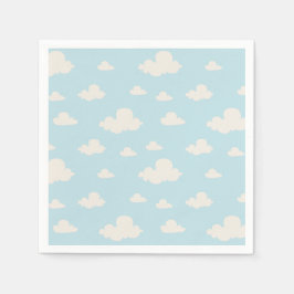 かわいいクマこんにちは小さな1つの赤ちゃんシャワー スタンダードカクテルナプキン