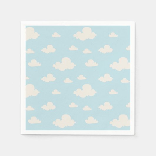 かわいいクマこんにちは小さな1つの赤ちゃんシャワー スタンダードカクテルナプキン (正面)