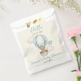 かわいいクマこんにちは小さな1つの赤ちゃんシャワー フェイバーバッグ