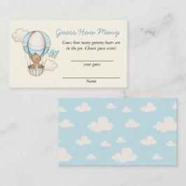 かわいいクマこんにちは少し1推測どのようにゲーム エンクロージャーカード