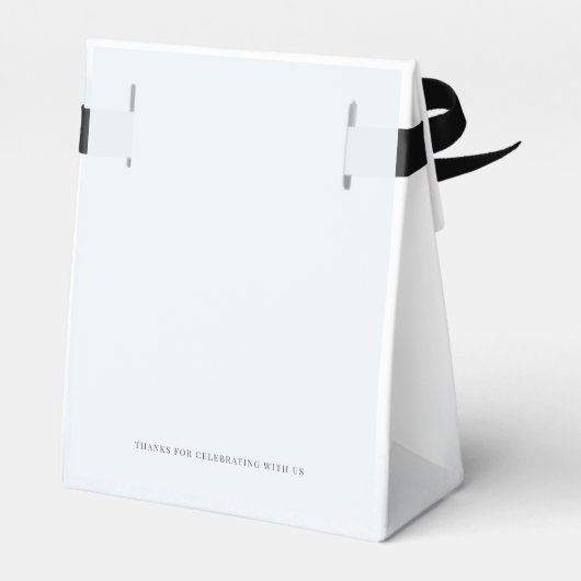 かわいいクマとキリンの水彩赤ちゃんシャワー フェイバーボックス (裏面サイド)