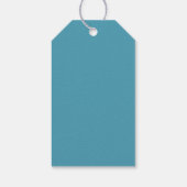 かわいいクマとクリスマスツリーホリデーサンキュー ギフトタグ (裏面)