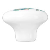 かわいいクマとクリスマスツリーホリデー セラミックノブ (側面)