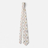 かわいいクマとハート -- パステルナースリー (10) ネクタイ (裏面)