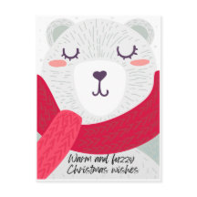 かわいいクマと子どもからのメッセージ