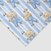 かわいいクマと男の赤ちゃん 薄葉紙 (詳細)