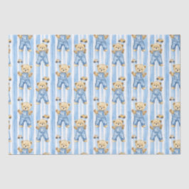 かわいいクマと男の赤ちゃん 薄葉紙