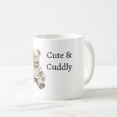 かわいいクマのぬいぐるみ コーヒーマグカップ (正面右)