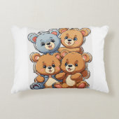かわいいクマのアクセント枕 アクセントクッション (正面)