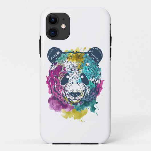 かわいいクマのギフト、面白いパンダ Case-Mate iPhoneケース (裏面)