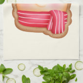 かわいいクマのクッキーの画像WiNterテーマ キッチンタオル (折り畳み)