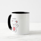 かわいいクマのコーヒーカップ マグカップ (正面左)