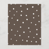 かわいいクマのシャワーの願いベビーカード (裏面)