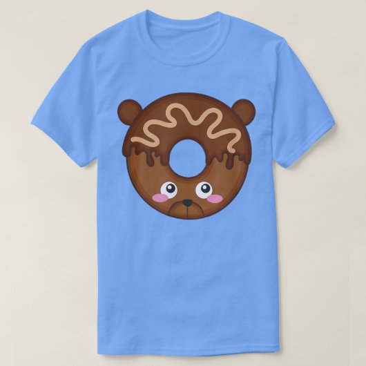 かわいいクマのドーナツGrizzlyドーナツBears Anime 539 Tシャツ (デザイン正面)