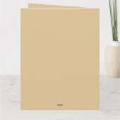 かわいいクマのハグを想って カード (裏面)