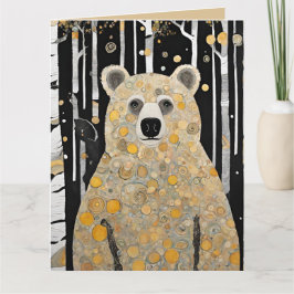 かわいいクマのハグを想って カード