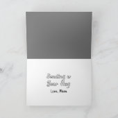 かわいいクマのハグを想って サンキューカード (内部)