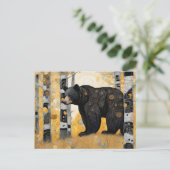 かわいいクマのハグを想って ポストカード (スタンド正面)