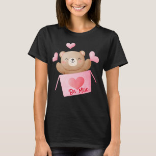 かわいいクマのバレンタインデー Tシャツ