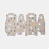 かわいいクマのパターン フェイバーボックス (折り畳みなし)