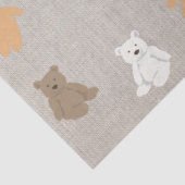 かわいいクマのパターン 薄葉紙 (詳細)