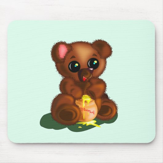 かわいいクマのマウスパッド マウスパッド (正面)