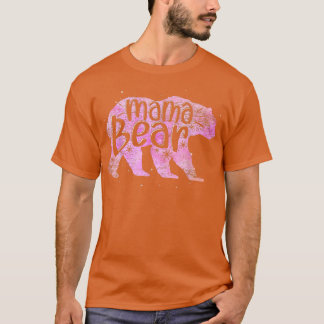 かわいいクマのママはママはママはママはママはママ Tシャツ
