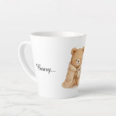 かわいいクマのラテマグ カフェラテマグ (左アングル)