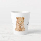 かわいいクマのラテマグ カフェラテマグ (正面)