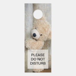 かわいいクマの写真を邪魔しな詰まったい ドアノブサイン